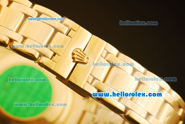 Rolex Day-Date Automatic Full Gold with Diamond Bezel-Golden Dial - Click Image to Close